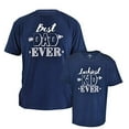 thumbnail image 1 of Best Dad Luckiest Kid Ever Daddy And Me Matching Fathers Day Shirts (XL, Blue), 1 of 5
