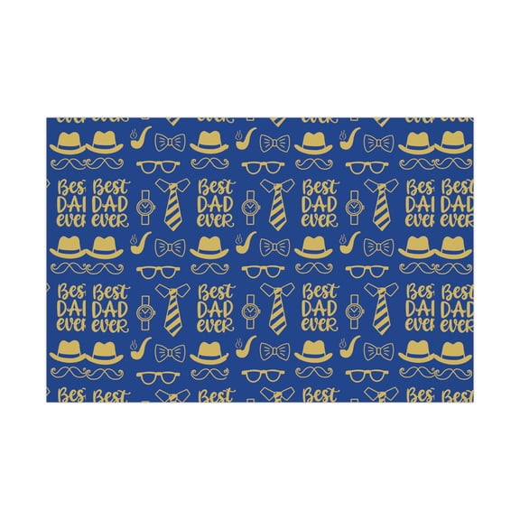 Best Dad Wrapping Paper