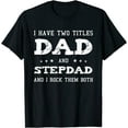 thumbnail image 1 of Best Dad and Stepdad Shirt Cute Fathers Day Gift from Wife, 1 of 3