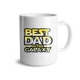 thumbnail image 1 of Best Dad in the Galaxy Coffee Mugs 15 OZ Sublimation Mugs,Double-sided Printing Ceramic Cups Ceramic Mugs for Coffee,Tea,Hot Cocoa, 1 of 4