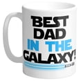 thumbnail image 1 of Best Dad in the Galaxy Fathers Day Coffee Mug 11oz White, 1 of 1