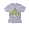 thumbnail image 1 of Best Dad in the Galaxy - Star Color Boy's Cotton Youth Grey T-Shirt, 1 of 2