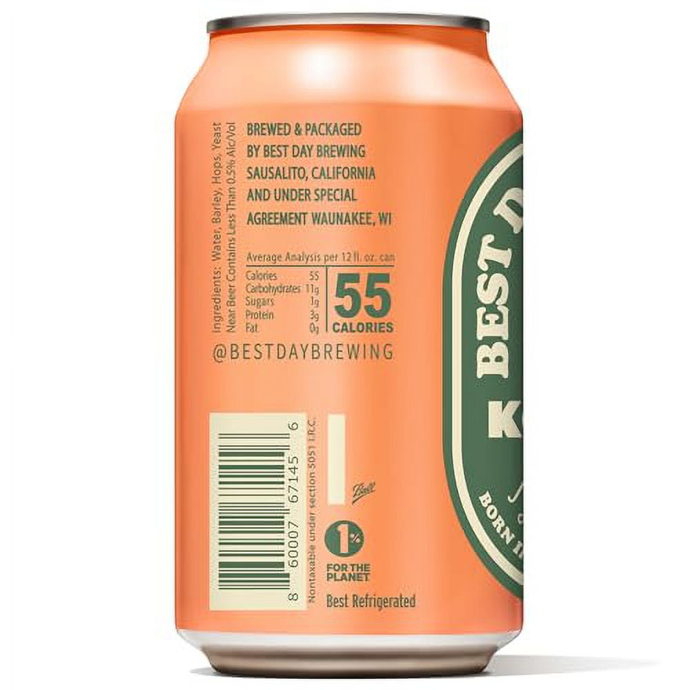 Best Day Brewing Kölsch NonAlcoholic Craft Beer 12 Pack Premium
