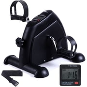 Best Under Desk Bike Pedal Exerciser, Mini Exercise Bike Portable Peddler Sitting for Seniors with LCD Display Sportneer Foot Cycle Arm & Leg Bike Pedals Exerciser for Home Office