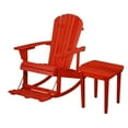 thumbnail image 1 of Best Desu 2007RD-R1ET1 Zero Gravity Collection Red Adirondack Rocking Chair with Built-in Footrest, 1 of 2