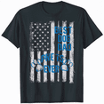 thumbnail image 1 of Best Dog Dad Ever American Flag T-Shirt Gift for Best Father, 1 of 5
