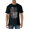thumbnail image 1 of Best Dog Dad Ever American Flag T-Shirt Gift for Best Father, 1 of 4