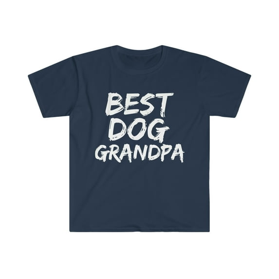 Best Dog Grandpa Unisex T-shirt S-3XL Dog Lover Dog Owner