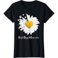 thumbnail image 1 of Best Dog Mom Ever Daisy Heart Dog Paw Mother's Day Gifts T-Shirt Black 3X-Large, 1 of 4