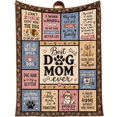 Best Dog Mom Ever Throw Blanket for Dog Lovers - Walmart.com