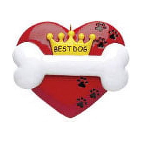 Best Dog Personalized Christmas Ornament DO-IT-YOURSELF