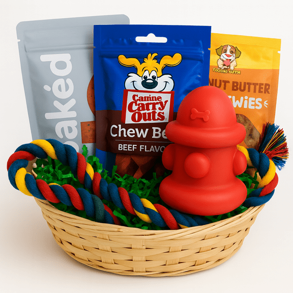 Best Dog Puppy Care Gift Basket Package Box Set