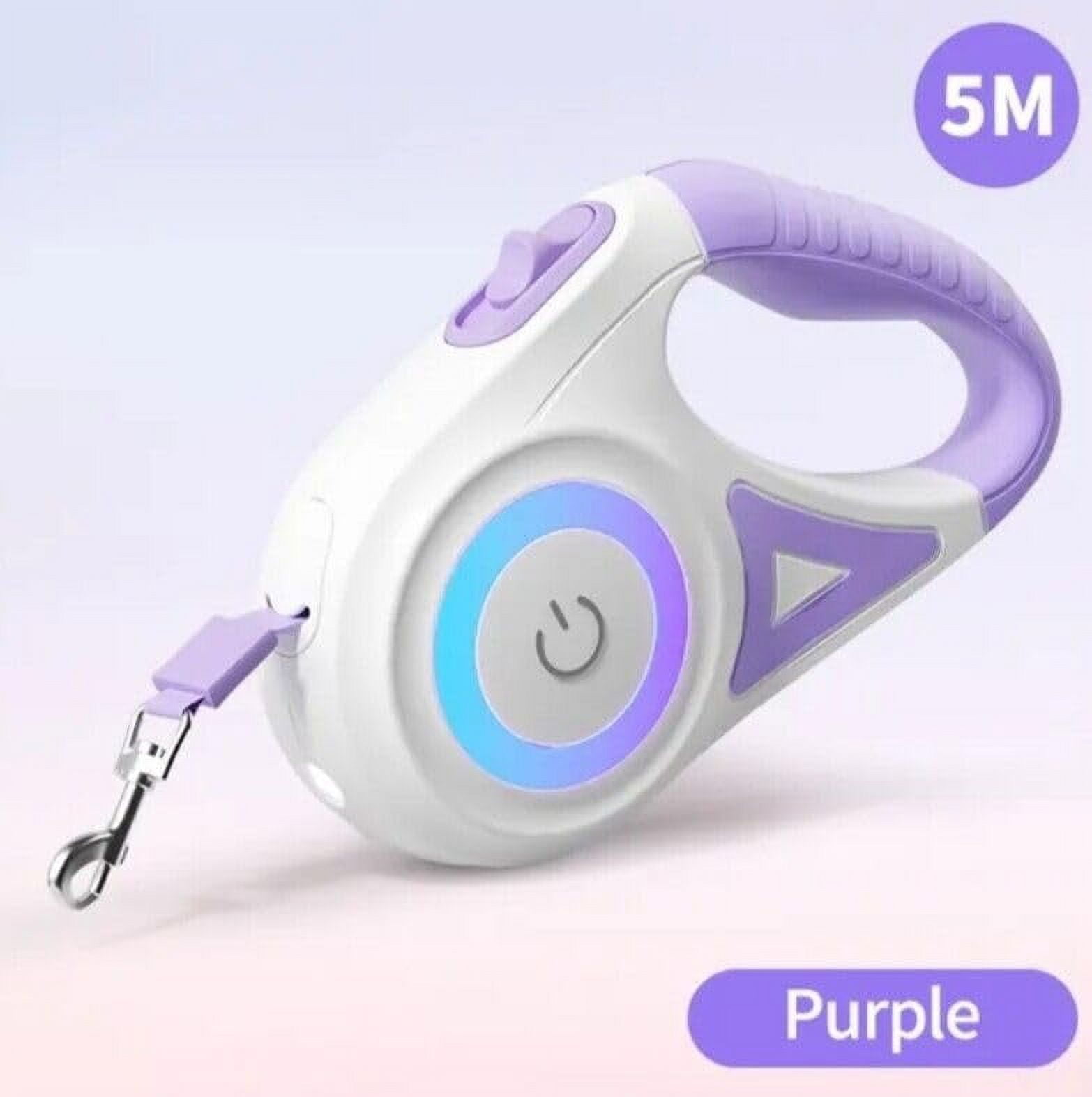 Best Dog Supplies Retractable Dog Leash with Flashlight & Front Safety