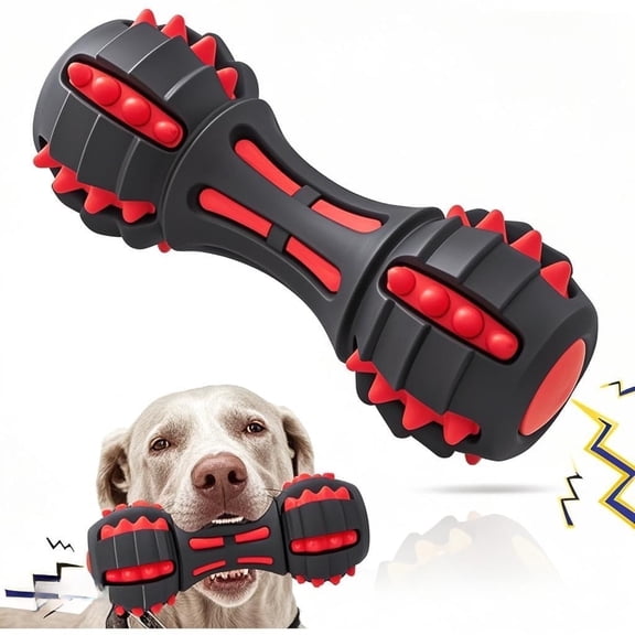 Best Dog Toys for Aggressive Chewers Teething Toys for Puppies Indestructible Dog Bones for Teeth Cleaning and Training