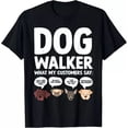 thumbnail image 1 of Best Dog Walker Design For Men Women Pet Walker Dog Walking Gift T-Shirt Unisex S-5XL Hot Trending Shirt, Vintage Birthday Gift, 1 of 3