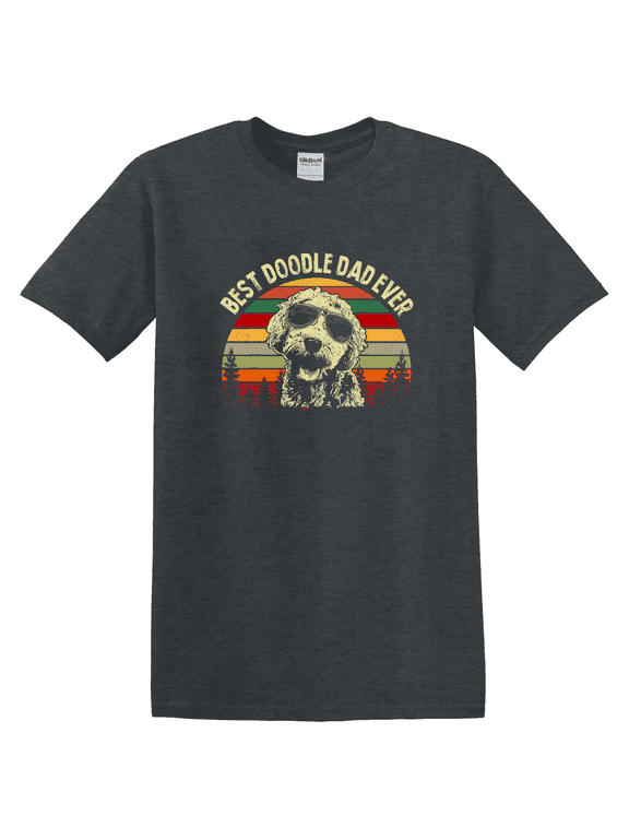 Best Doodle Dad Goldendoodle Graphic T-Shirt