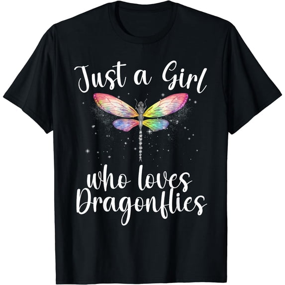 Best Dragonfly Art For Women Girl Bug Insect Dragonfly Lover T-Shirt