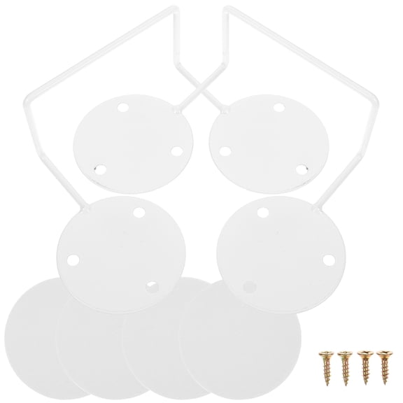 TABLZONE Bed Sheet Fasteners Clip White 2Pcs 6.5x4.3x2.0In Stainless Steel