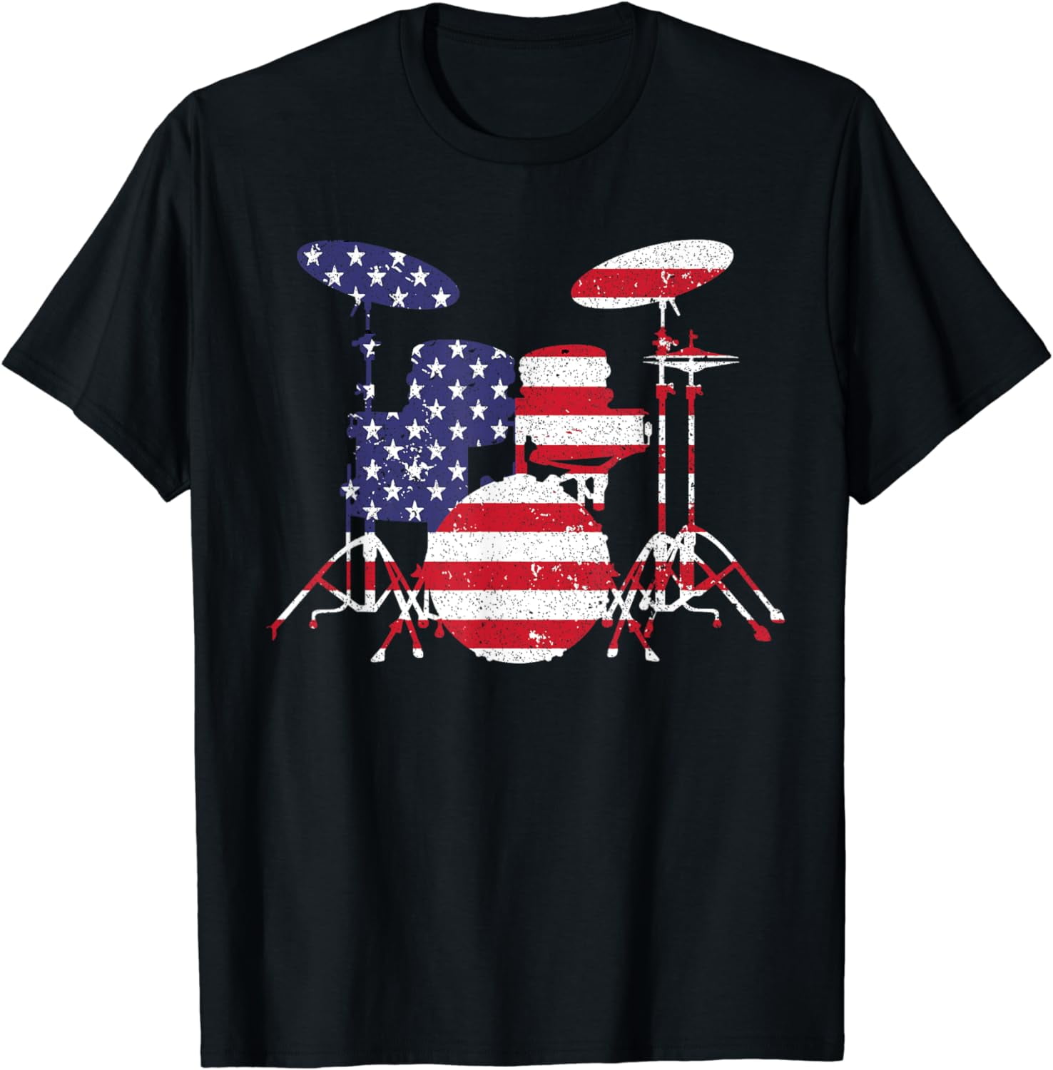 Best Drum Design For Men Women Drum Set Drumming Drummer T-Shirt ...