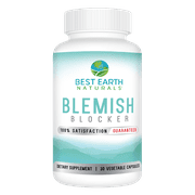 Best Earth Naturals Blemish Blocker, Skin Supplement,with DIM, Broccoli Extract, 30 Count
