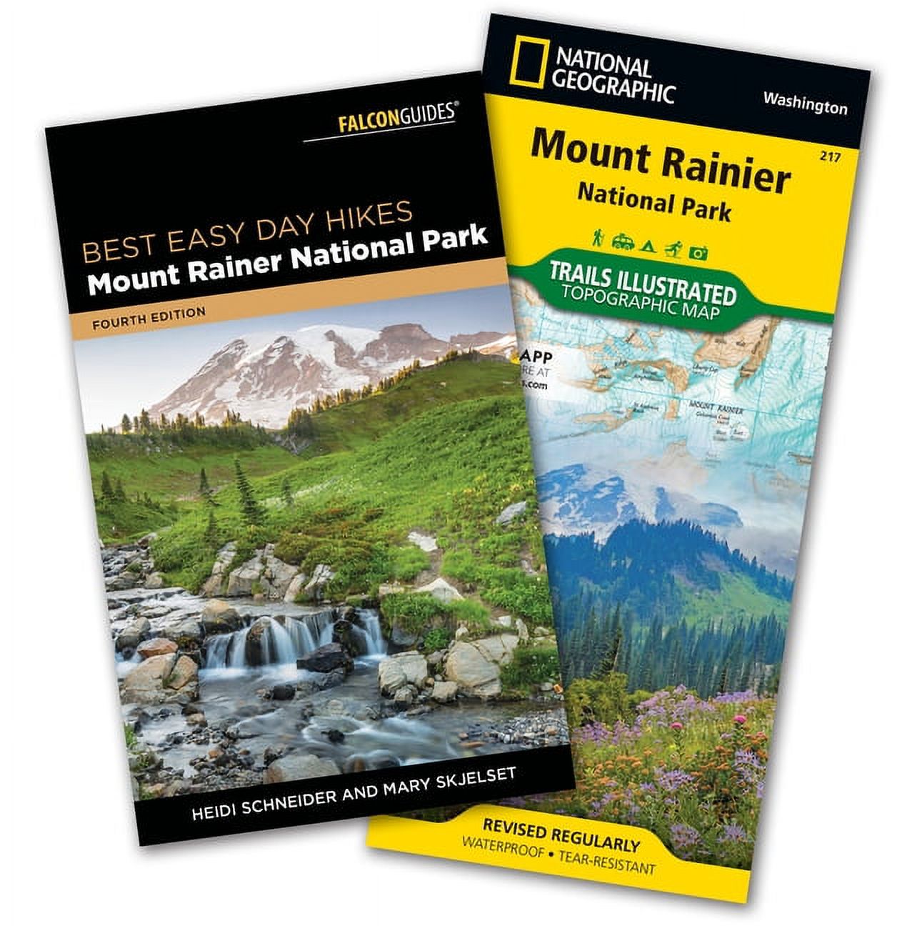 Best Easy Day Hiking Guide and Trail Map Bundle : Mount Rainier ...