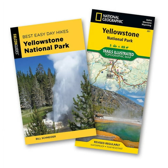Best Easy Day Hiking Guide and Trail Map Bundle : Yellowstone National Park (Edition 4) (Mixed media product)