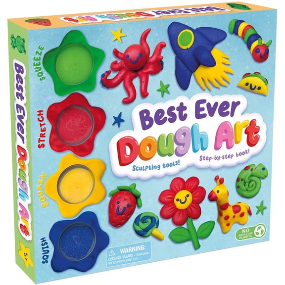 Best Ever Dough Art: With 4 Different Color Doughs, Sculpting Tools, and Step-By-Step Book, (Paperback)