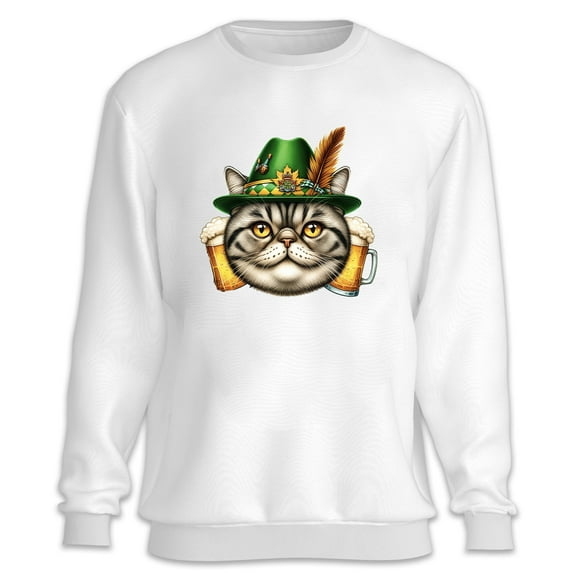 Best Exotic Shorthair Dad Proud Beer Lover Happy Oktoberfest Sweatshirt Unisex Merch Cat Lover Kitten Owner Gifts - 02016