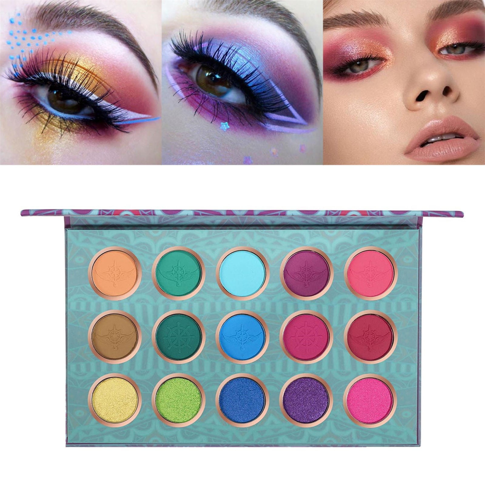 Best Eyeshadow for Older Women, 15 Color Retro Eye Shadow with Pearl Stage Makeup Eye Shadow Is