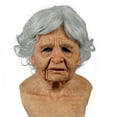 Best Face Props Woman Wrinkle Cosplay Halloween Creepy Old Party