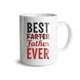 thumbnail image 1 of Best Father Ever Coffee Mugs 15 OZ Sublimation Mugs,Double-sided Printing Ceramic Cups Ceramic Mugs for Coffee,Tea,Hot Cocoa, 1 of 4