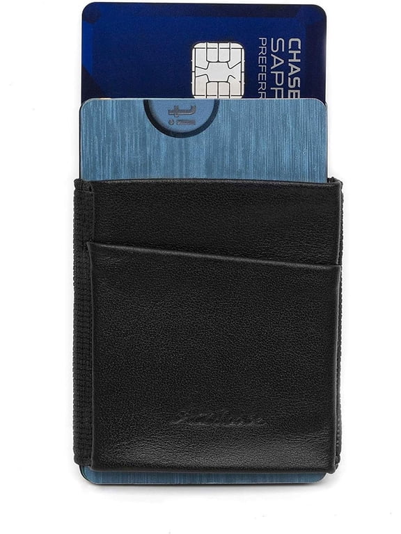 Best Fathers Da Gift For Dad Unique Leather Wallet Minimalist Credit Card Sleeve Valentines Gifts for Him