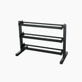 thumbnail image 1 of Best Fitness BFDR10B 3 Tier Dumbbell Rack - Black, 1 of 4