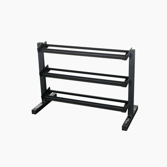 Best Fitness BFDR10B 3 Tier Dumbbell Rack - Black