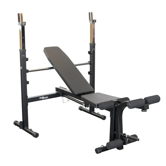 Best Fitness BFOB10B Olympic Bench With Leg Developer - Black