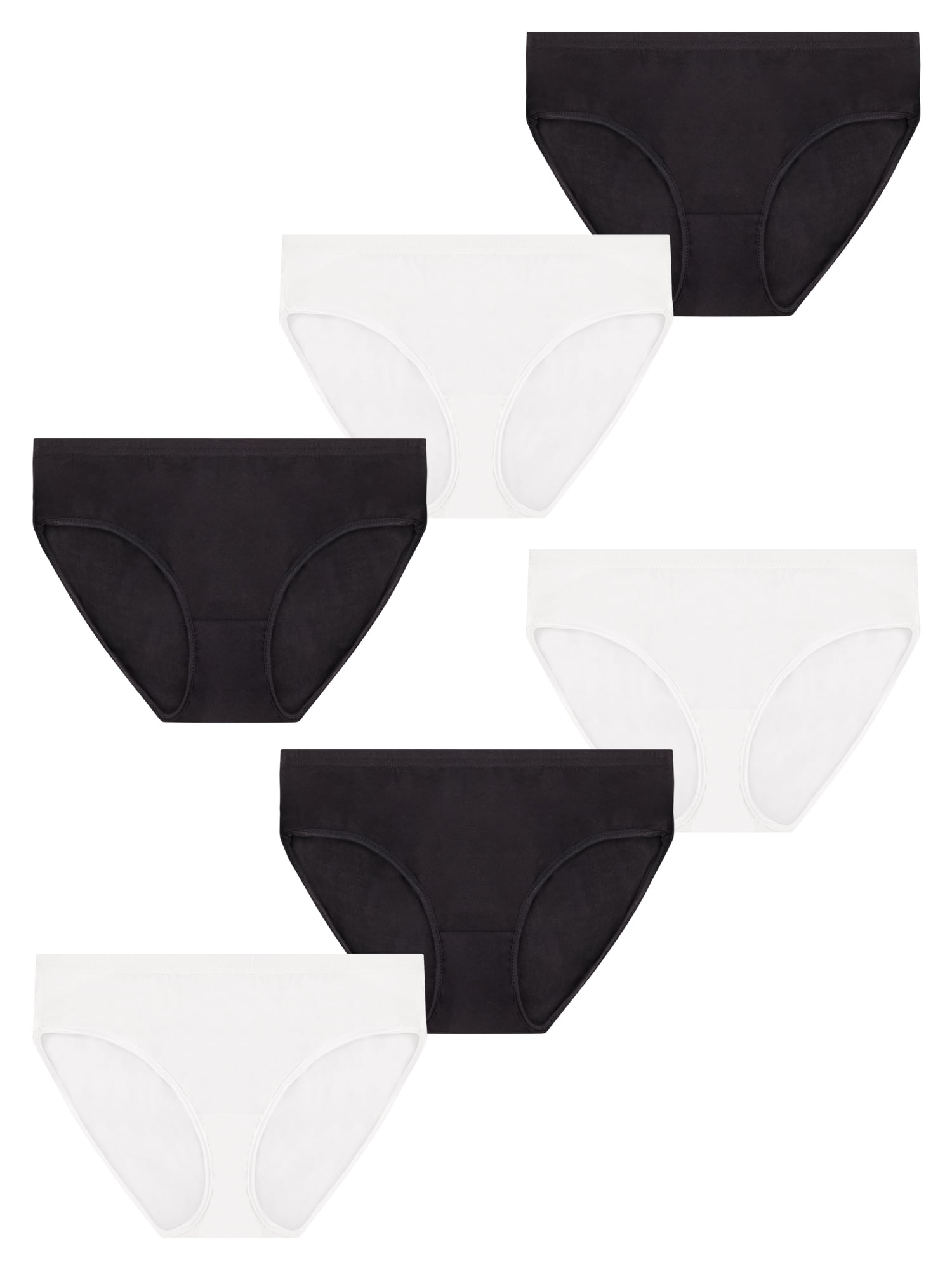 Best Fitting Panty Women's Cotton Hipster, 6 Pack
