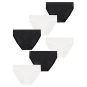 Best Fitting Panty Women's Cotton Stretch Bikini, 6 Pack