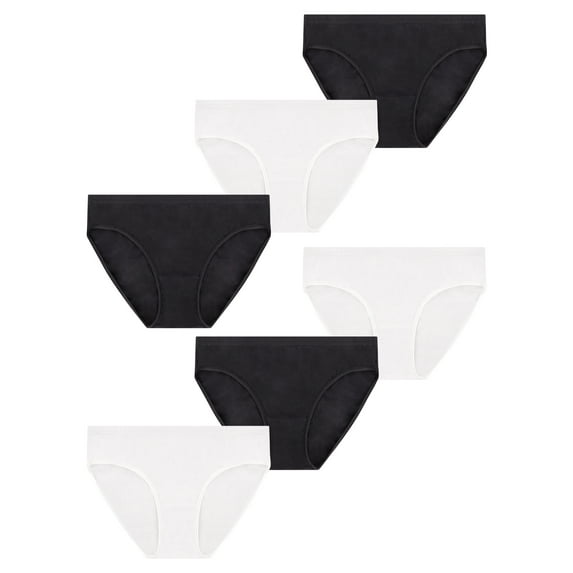 Best Fitting Panty Women's Cotton Stretch Bikini, 6 Pack