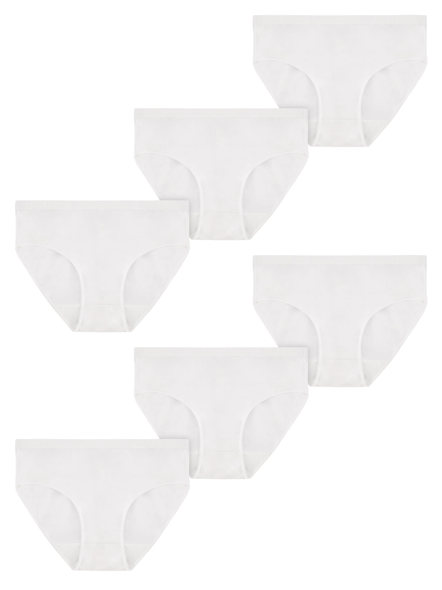 Best Fitting Panty Women's Cotton Stretch Briefs, 6-Pack