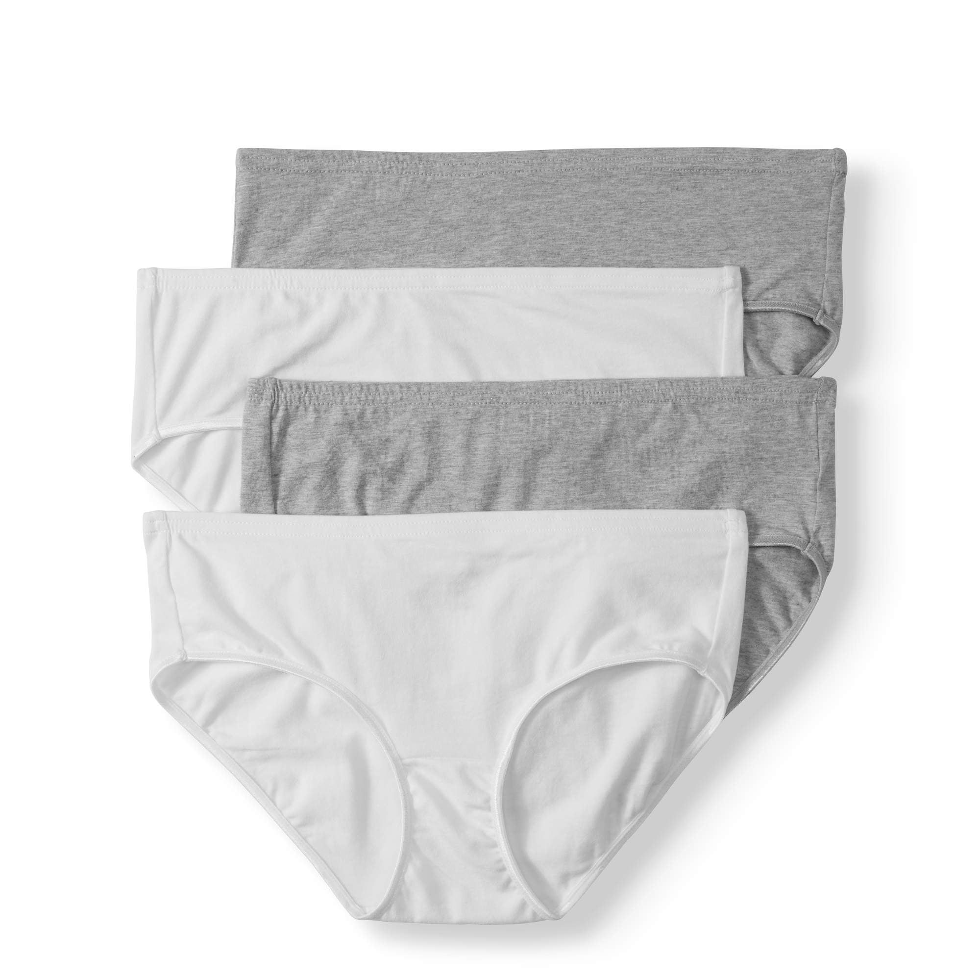 Women's Cotton Stretch Comfort Hipster Underwear - Auden™ White 4x