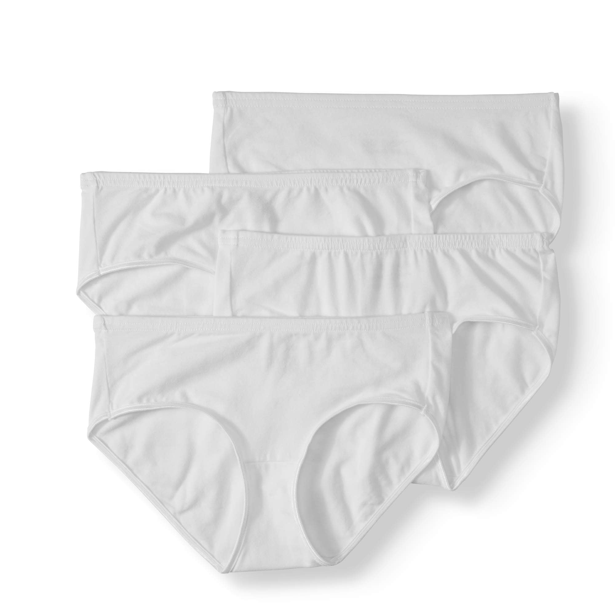 Best Fitting Panty Women's Cotton Stretch Hipster Panties, 4-Pack 
