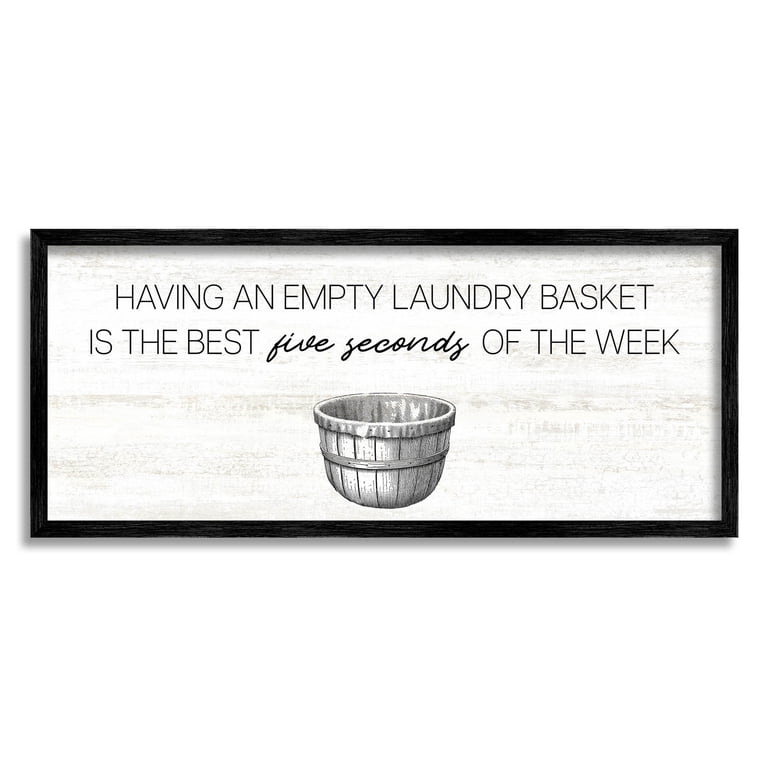 Best Five Seconds Laundry Humor Typography Graphic Art Black