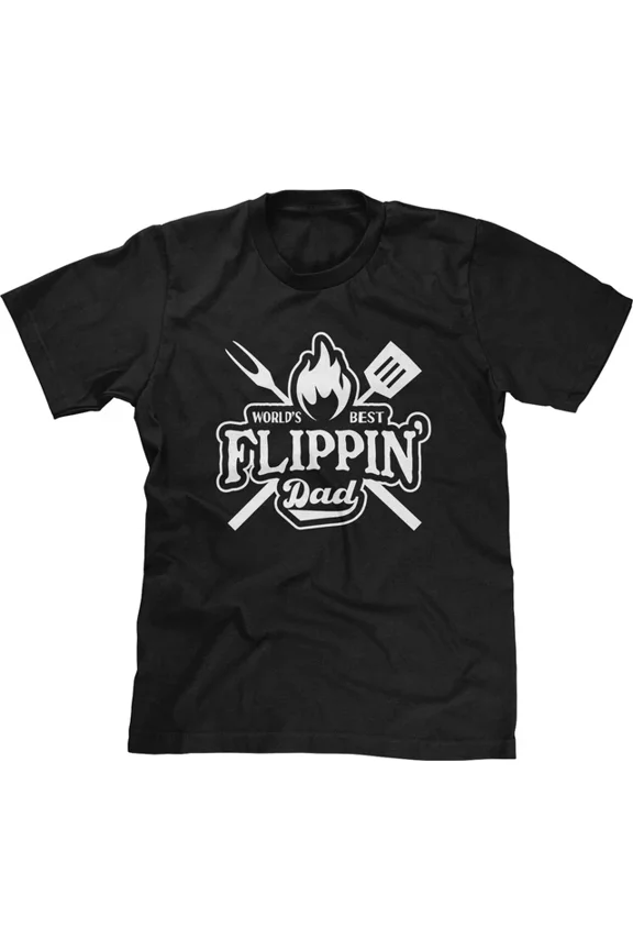 Best Flippin Dad Fathers Day Funny Grill Grilling Barbecue Bbq Pun Shirt Unisex S-5XL Hot Trending Shirt, Vintage Birthday Gift