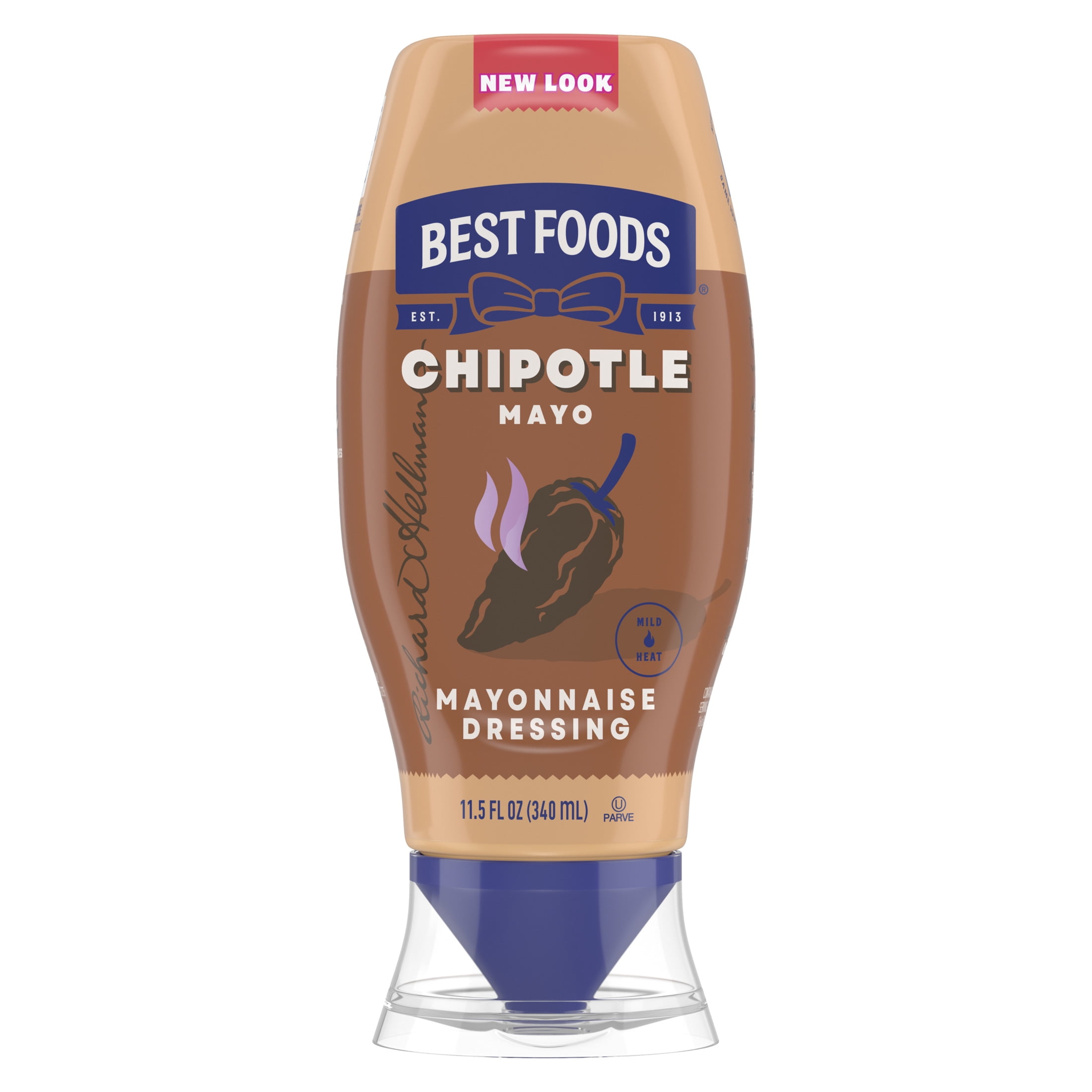 Best Foods Mild Chipotle Mayonnaise Dressing, 11.5 fl oz Squeeze Bottle
