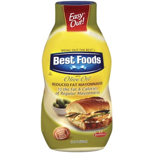 Best Foods Easy Out! Reduced Fat Mayonnaise With Olive Oil, 22 oz