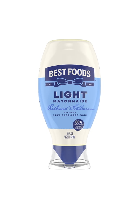 Made with Cage Free Eggs Light Mayonnaise, 20 fl oz Bottle