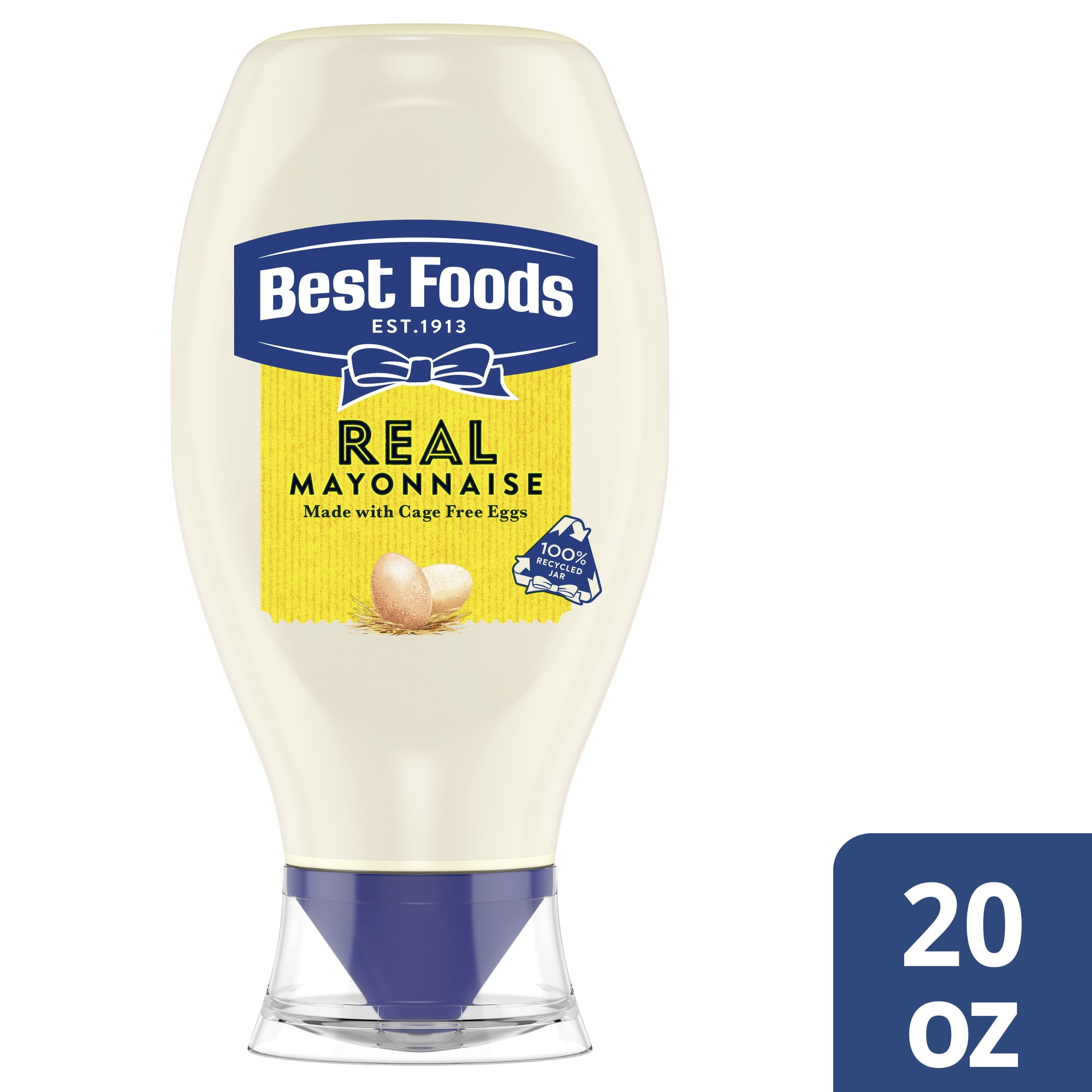 Best Foods Real Mayonnaise Real Mayo Squeeze Bottle Gluten Free, Made
