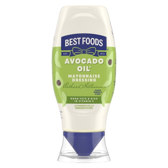 Best Foods Avocado Oil Mayonnaise Dressing Condiments, 11.5 fl oz Squeeze Bottle