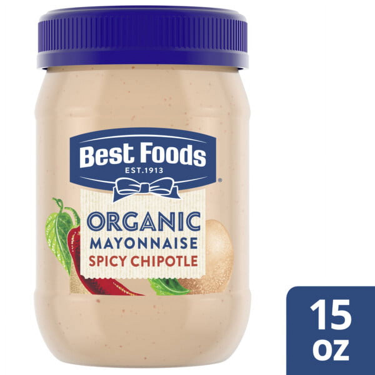 Best Foods Organic Mayonnaise Spicy Chipotle 15 oz