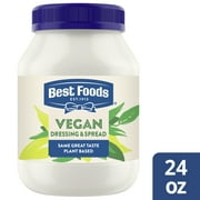 Best Foods Plant Based Mayo Vegan Dressing & Spread, 24 oz